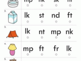 Blends and Digraphs Worksheets and End Blends