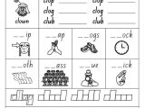 Blends and Digraphs Worksheets or Consonant Blend "cl" English Skills Online Interactive Activity