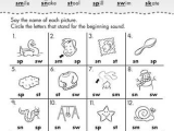 Blends and Digraphs Worksheets together with Consonant sounds S Blends