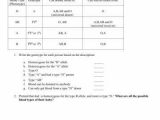 Blood Type and Inheritance Worksheet Answer Key with Multiplicationorksheets Multiple Allelesorksheet Answers