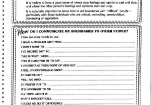 Boundaries Activities Worksheets Also 55 Best My Own Self Help Books Images On Pinterest