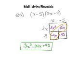 Box Method Multiplication Worksheet as Well as Multiplying Binomials Worksheet Image Collections Workshee
