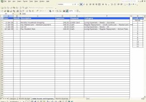 Business Expense Worksheet Free as Well as Small Business Spreadsheet for In E and Expenses Xls Aweso