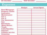 Business Income and Extra Expense Worksheet Also Monthly Bud Worksheet