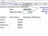 Calculating Gross Pay Worksheet or Microsoft Excel Basic Tutorial for Beginners