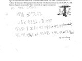 Calculating Sales Tax Worksheet as Well as Taxation Worksheet Answers
