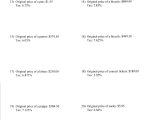 Calculating Sales Tax Worksheet with Sales Tax Math Worksheets the Best Worksheets Image Collection