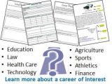 Career Interest Worksheet and 182 Best Career Education Images On Pinterest