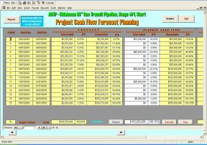 Cash Flow Worksheet as Well as Project Cash Flow Pipeline Project