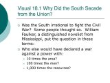 Causes Of the Civil War Worksheet and why Did the south Secede Bing Images