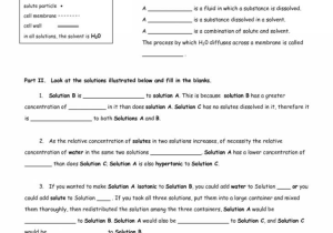 Cell Membrane Worksheet Answers Also Worksheets 48 Awesome Diffusion and Osmosis Worksheet Answers Hi Res