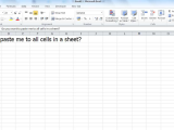 Cell Review Worksheet with Quick and Easy Way to Paste Data to Multiple Cells In An