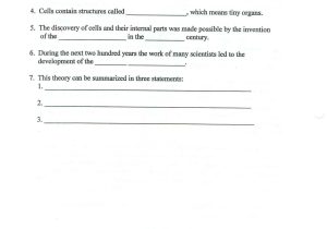 Cellular Structure and Function Worksheet as Well as Cell theory Definition Manqal Hellenes