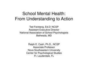 Chapter 1 Understanding Health and Wellness Worksheet Answers Also Ppt School Mental Health From Understanding to Action Pow