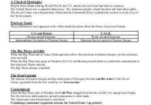Chapter 11 Section 1 World War 1 Begins Worksheet Answers Also Chapter 39 the Cold War Expands