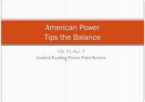Chapter 11 Section 1 World War 1 Begins Worksheet Answers or Chapter 11 2 American Power Tips the Balance ï Us Not Ready to