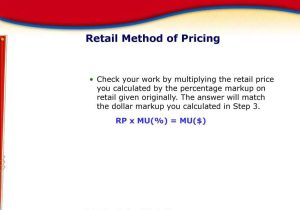 Chapter 11 the Price Strategy Worksheet Answers Along with Chapter 27 Pricing Math Section 27 1 Calculating Prices Section