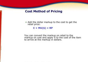 Chapter 11 the Price Strategy Worksheet Answers Also Chapter 27 Pricing Math Section 27 1 Calculating Prices Section