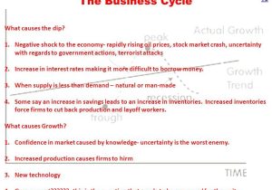 Chapter 12 Section 2 Business Cycles Worksheet Answers and Measuring the Health Of the Economy Unit 4 Government Actions