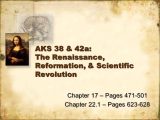 Chapter 22 Section 1 the Scientific Revolution Worksheet Answers and Aks 38 & 42a the Renaissance Reformation & Scientific Revolution