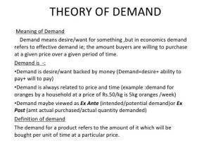 Chapter 4 Section 1 Understanding Demand Worksheet Answers and theory Demand 1