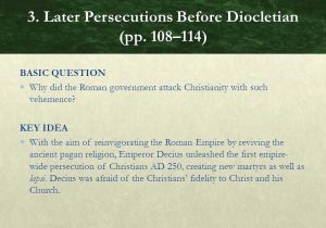 Chapter 6 Ancient Rome and Early Christianity Worksheet Answers and Chapter 3 Persecution Of “the Way” Ppt