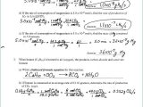 Chapter 6 Balancing and Stoichiometry Worksheet and Key Also Types Reactions Balancing Equations and Stoichiometry Worksheet
