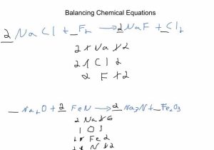 Chapter 7 Worksheet 1 Balancing Chemical Equations Answers as Well as 54 Balancing Chemical Equations