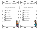 Character Education Worksheets Pdf as Well as Superhero Behavior Management Freebie Lesson Plan