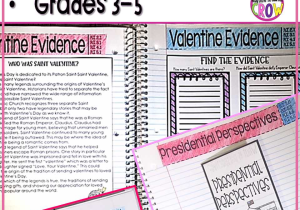 Character Traits Worksheet 3rd Grade with Ela Interactive Notebook February