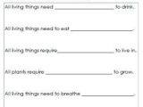Characteristics Of Living Things Worksheet and Science Worksheets Living Vs Non Living Worksheets