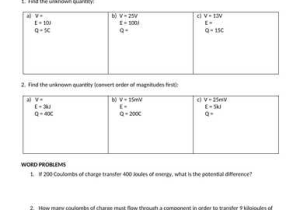 Charge and Electricity Worksheet Answers as Well as Mr Ansell S Resources Shop Teaching Resources Tes