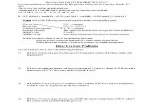 Charles Law Chem Worksheet 14 2 Answer Key Also Boyles and Charles Law Worksheet Worksheets for All