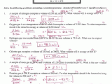 Charles Law Chem Worksheet 14 2 Answer Key Also Unique Bined Gas Law Worksheet Luxury 281 Best Chemistry