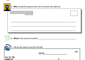 Check Your Checkbook Skills Worksheet Along with Free Misc Lesson “paying Bills Simple Worksheet” Go to the