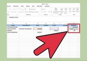 Checkbook Register Worksheet 1 Answer Key Also How to Create A Simple Checkbook Register with Microsoft Excel