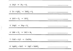 Chemical Reaction Worksheet Answers or Classification Chemical Reactions Worksheet Answers New Dc Heath