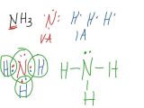 Chemistry atomic Structure Practice 1 Worksheet or Drawn Molecule Nh3 Pencil and In Color Drawn Molecule Nh3