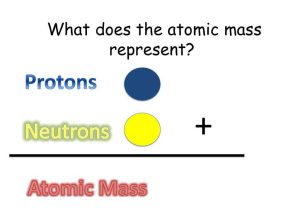 Chemistry atomic Structure Practice 1 Worksheet with the Periodic Table What Does the atomic Mass Represent