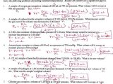 Chemistry Gas Laws Worksheet Answers and 25 New the Gas Laws Worksheet Pics