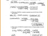 Chemistry Unit 7 Worksheet 4 Answers Along with Worksheets 49 Fresh Stoichiometry Worksheet High Resolution