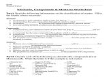 Chemistry Worksheet Types Of Mixtures Answers Along with Elements Pounds and Mixtures Worksheet Part 2 Kidz Activities
