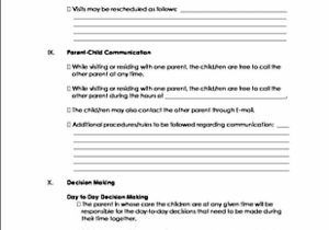 Child Support Guidelines Worksheet Also 4 Free Printable forms for Single Parents