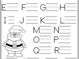 Christmas Handwriting Worksheets Also Santa Capital Letter Writing Practice