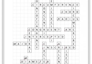 Circles Worksheet Answers with Circles Vocabulary Crossword Pinterest