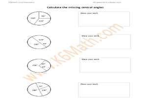 Circles Worksheet Find the Center and Radius Of Each with Easy Central Angles Worksheet Answers Goodsnyc