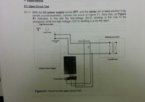Circuits Resistors and Capacitors Worksheet Answers and solved 3 Experiments E1 Opencircuit Test E11 with Th