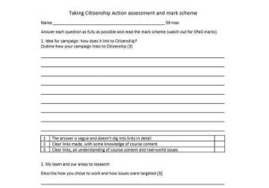 Citizenship In the World Worksheet Answers Also assessment Activity for Edexcel Gcse Citizenship "taking Citizenship