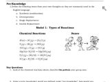 Classification Of Chemical Reactions Worksheet and Types Chemical Reactions Worksheet Answers New Balancing Chemical