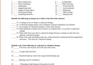 Classifying Chemical Reactions Worksheet Answers or Classifying Matter Worksheet Answers New Matter and Change Worksheet